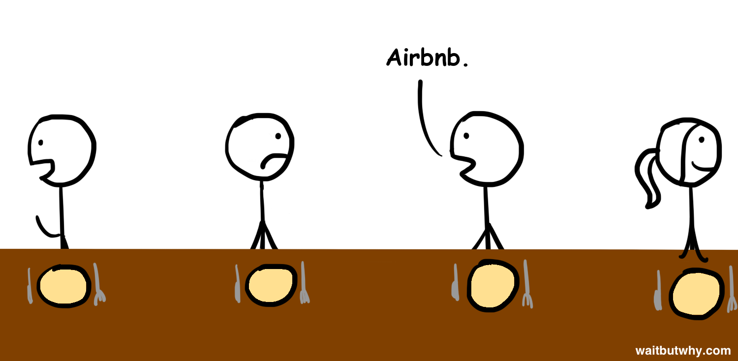 Joe: Airbnb.